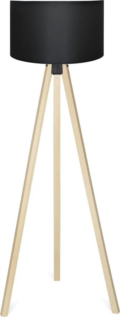 Lampadaire de salon Newport noir mat luminaire d'appoint pour lire