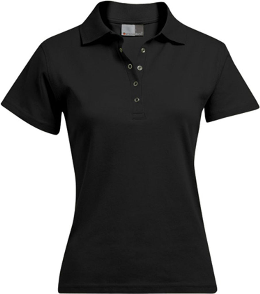 Promodoro Poloshirt Interlock da donna - Colore: Nero - Immagine del prodotto 