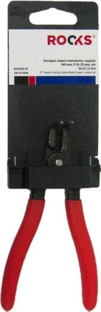 ROOKS Sicherungsringzange Sprengringzange OK-07.1009 140mm Werkzeugstahl