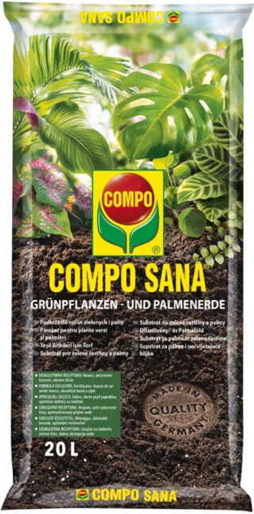 COMPO SANA Substrat für Grünpflanzen und Palmen 20 l COMPO Produktbild 