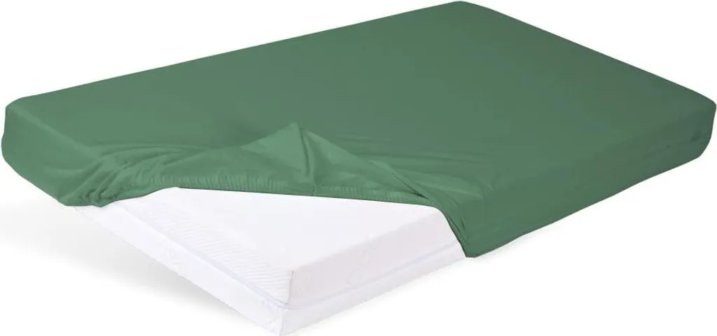 Drap Housse Bébé en Mousseline de Coton 60x120 cm Coloris Turquoise
