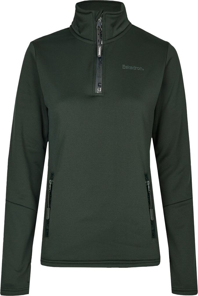 Eskadron Fanatics CECE Half Zip-Shirt langarm Fleece antique green HW/21, Größe:XL