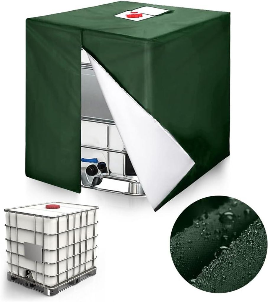 IBC Tankabdeckung 1000L - Wasserdichte IBC Schutzhülle - Produktbild 