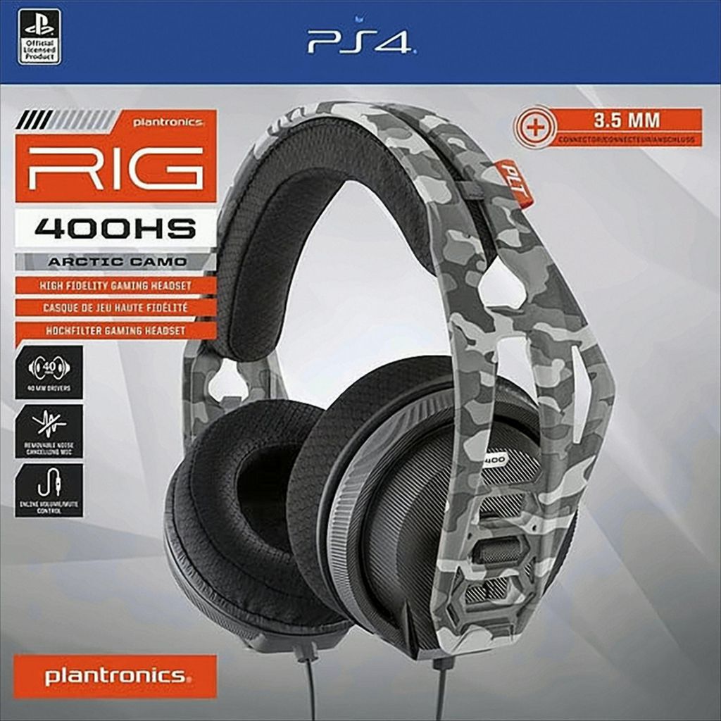 Plantronics Casque de jeu stéréo PS4 RIG 400, Camoflash Image du produit 