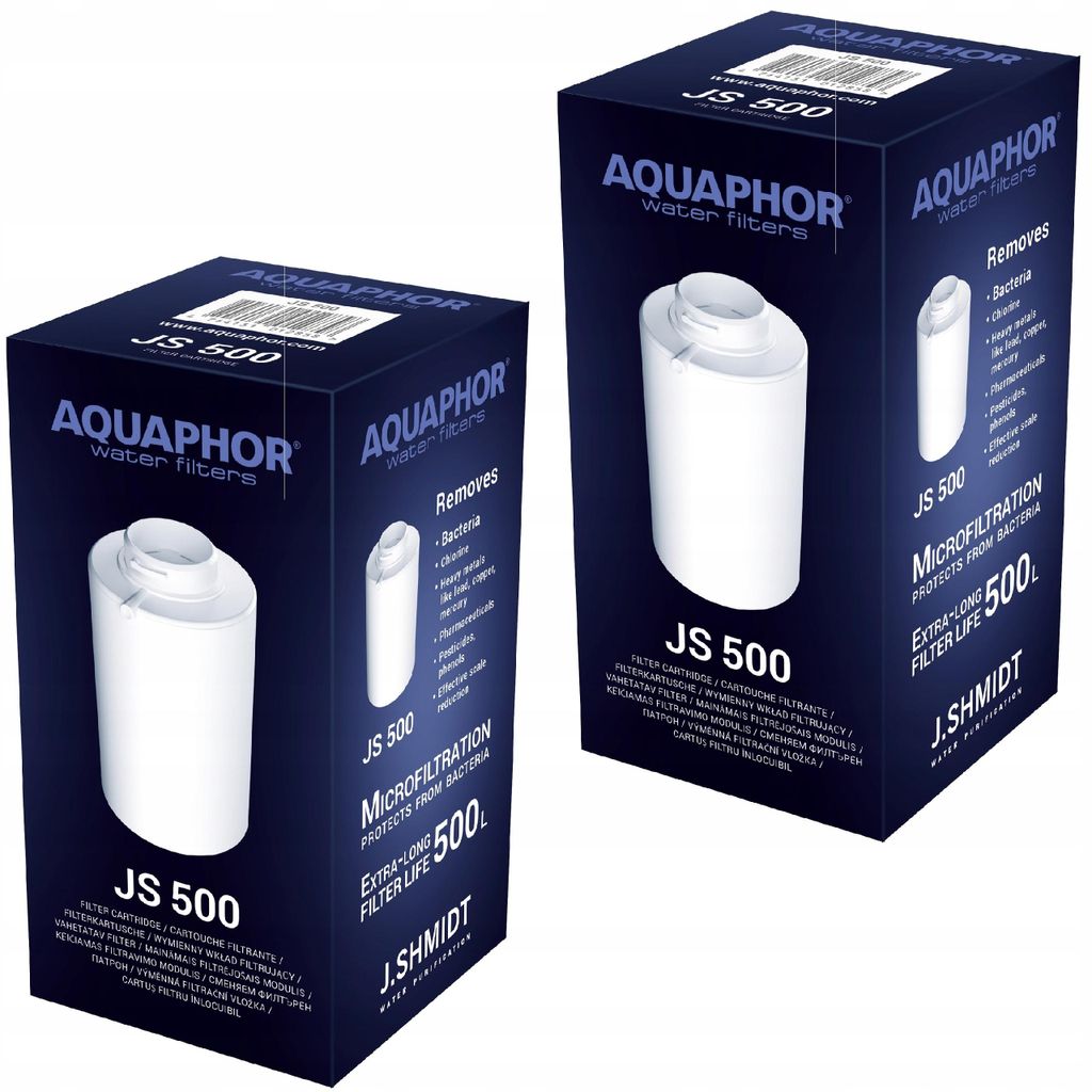 Filtrační patrona Aquaphor JS 500, 2 ks. Obrázek produktu 