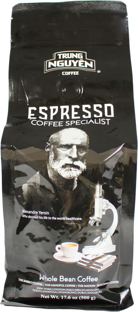 Trung Nguyen | Kaffeebohnen Espresso Spezialität - 500g - Vietnam - Intensiver Geschmack - Aromatisch
