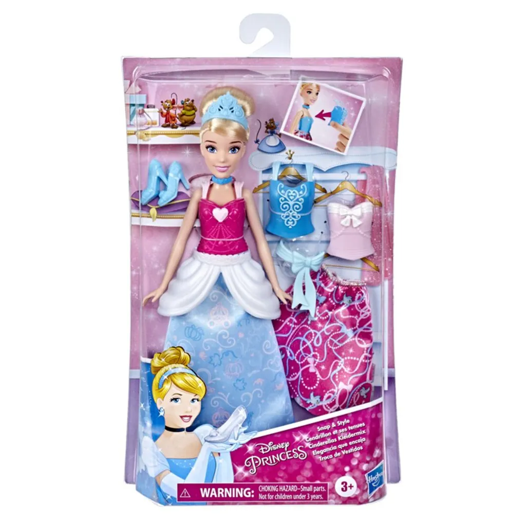 Cendrillon Disney Princess Snap and Style Jouet Créatif pour Fille
