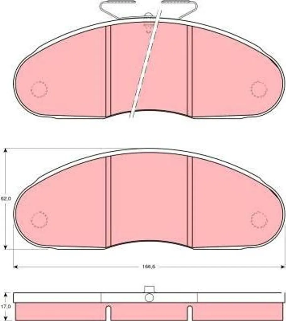 Plaquettes de frein TRW GDB827 haute friction - Compatible OE 7701203895