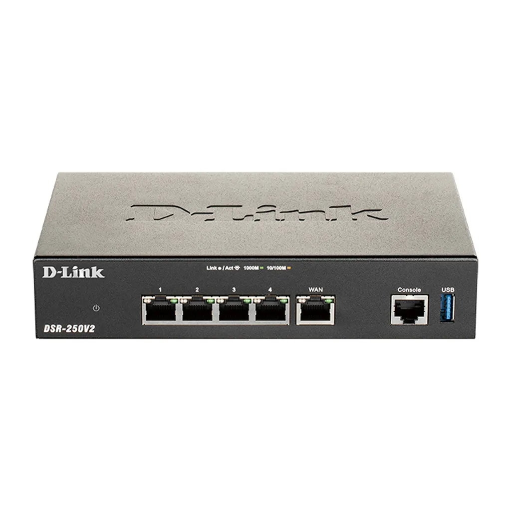 Routeur de services unifiés D-Link DSR-250v2 VPN Ethernet Gigabit RJ45