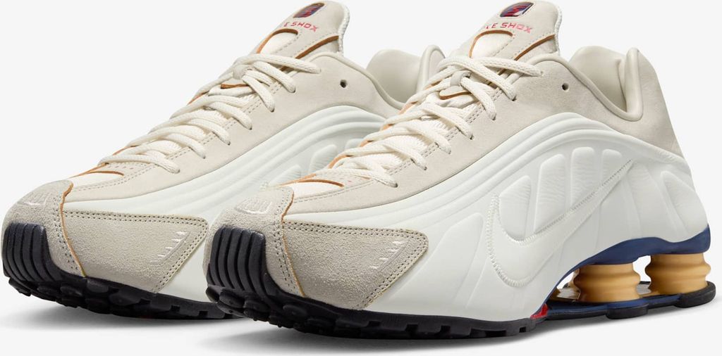 Nike Shox R4 "Design By Korea Light Iron Ore Phantom", Größe: 40,5