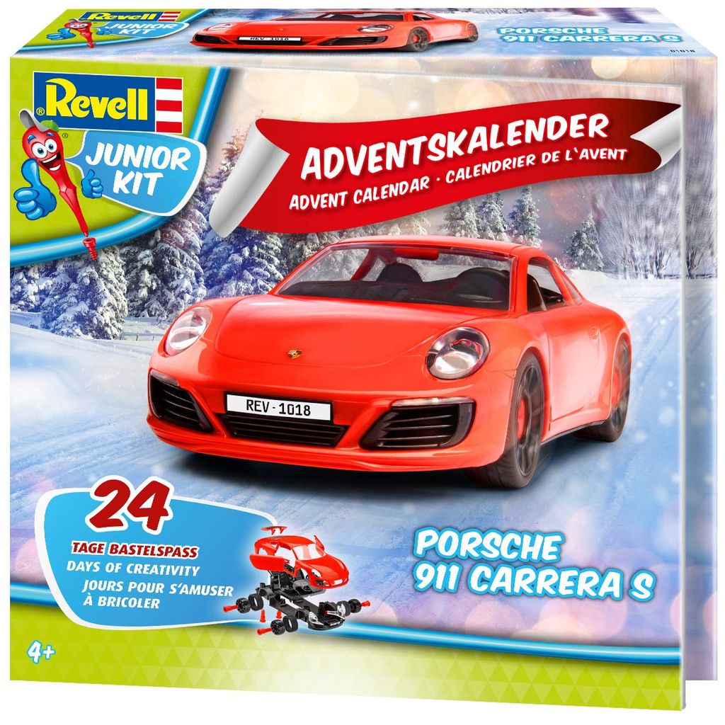 Revell Junior Kit dventskalender Porsche 911 S Revell Modellbau