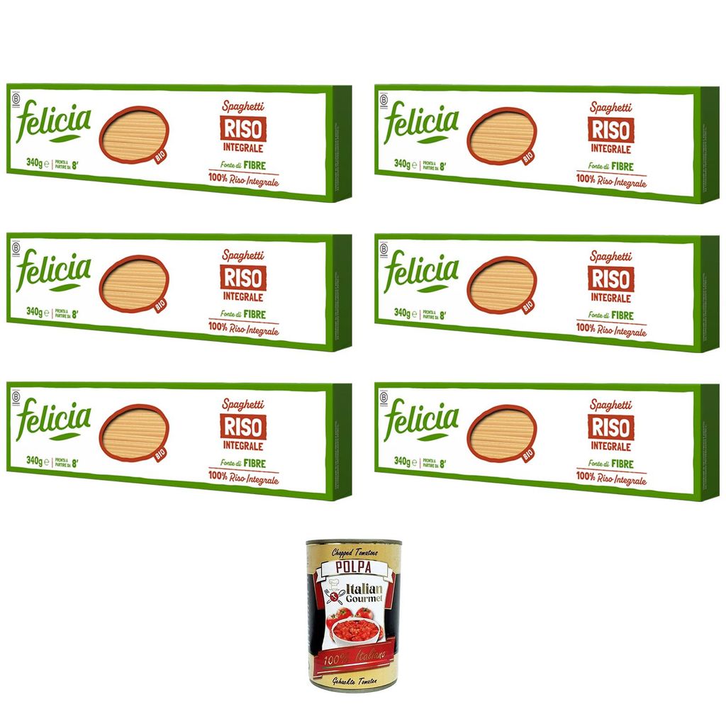 Felicia Spaghetti di Riso Integrale, Pasta mit 100 % Produktbild 