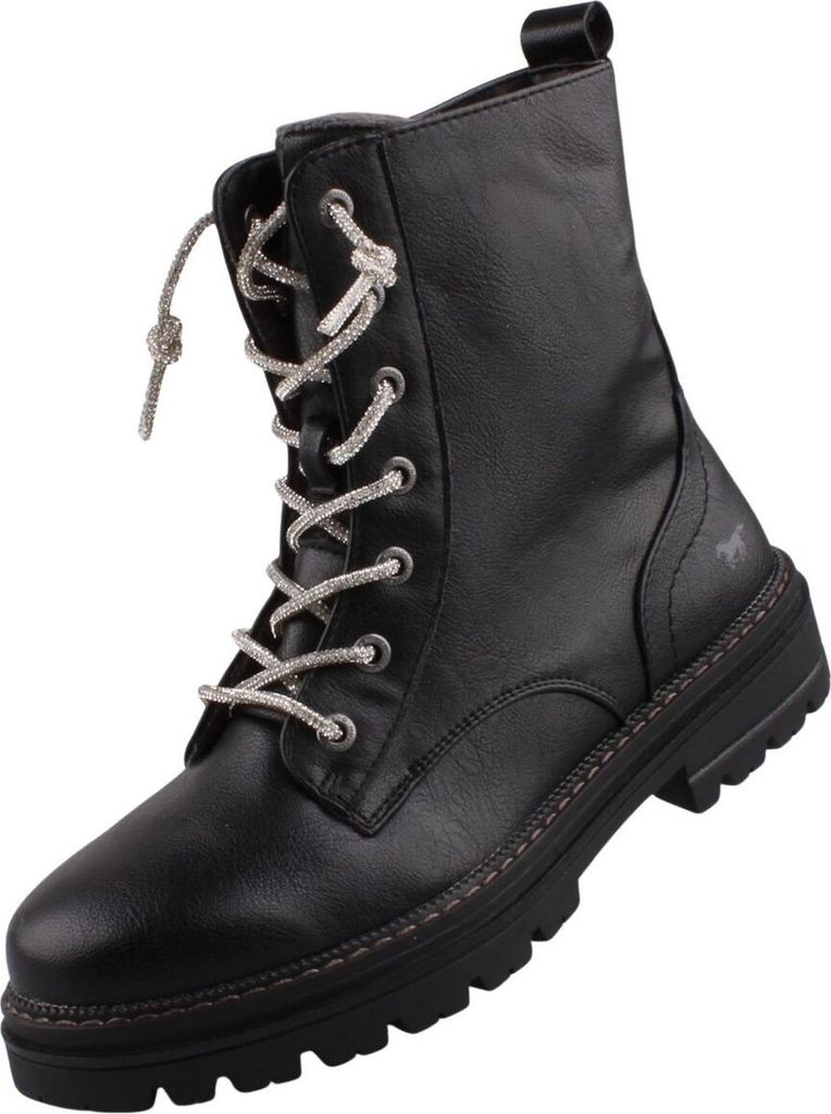 Mustang Damen Stiefelette Schwarz