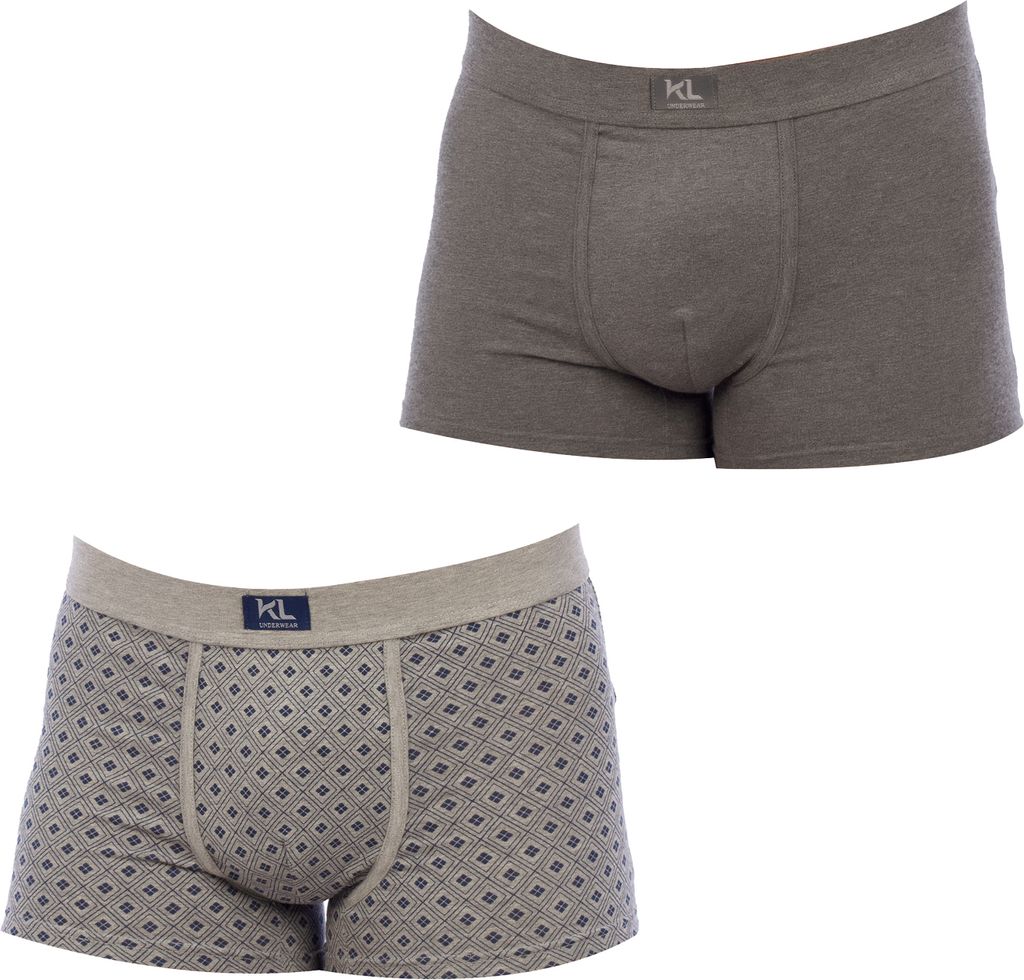 Kisses&Love Pack-2 Boxershorts aus atmungsaktivem Stoff KLB2 Herren