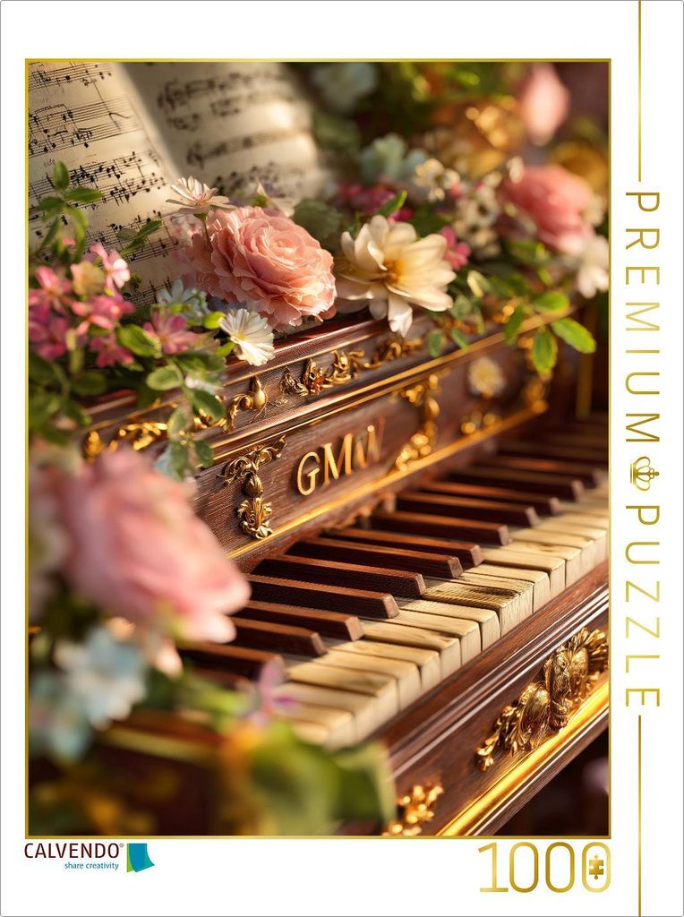 CALVENDO Puzzle Ein Motiv aus dem Kalender Zeitlose Töne | 1000 Teile Lege-Größe 64x48cm Foto-Puzzle für glückliche Stunden