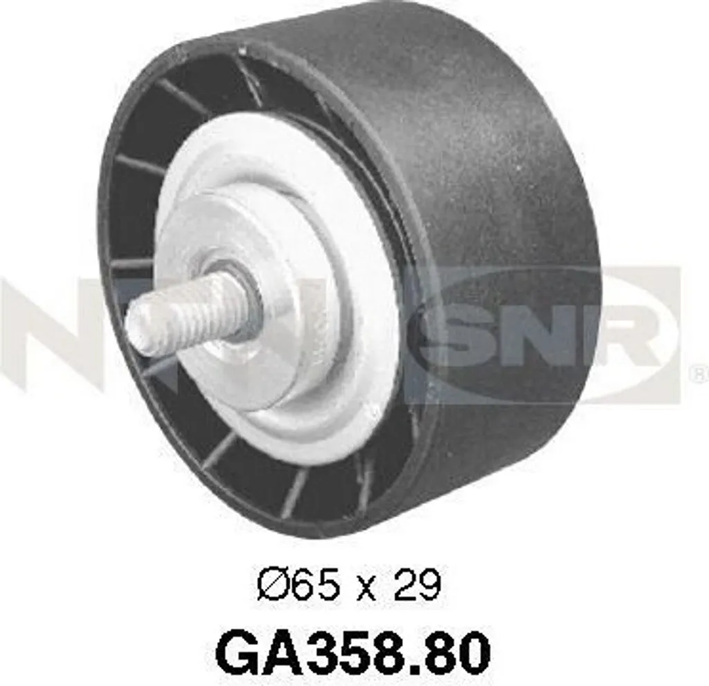 Pièce de rechange galet enrouleur pour entretien Alfa GT et Fiat Stilo JTD