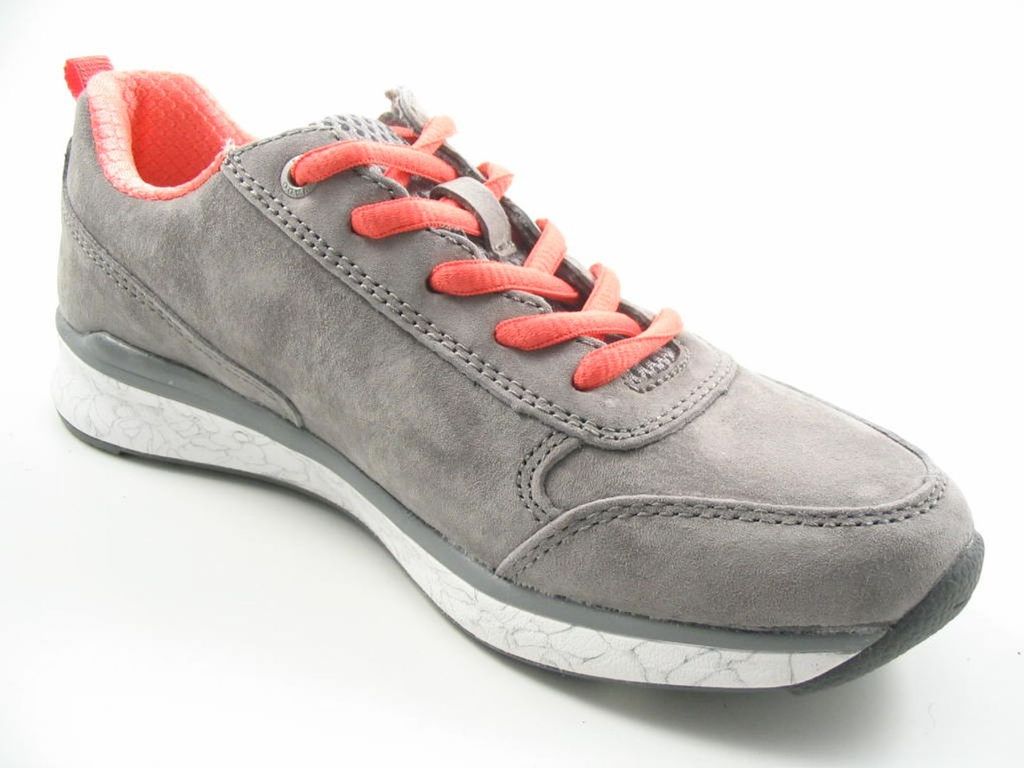 VADO Kinder Schnürhalbschuhe grau Gr. 35
