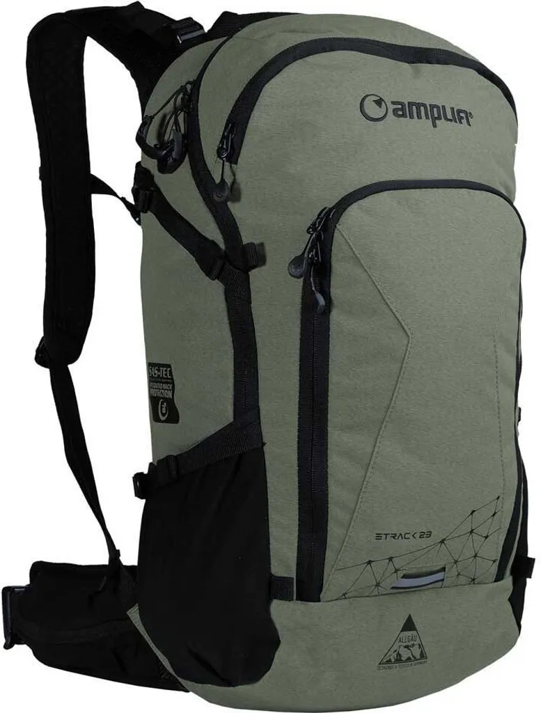 Sac à dos ergonomique Amplifi Etrack 23 vert contre le mal de dos