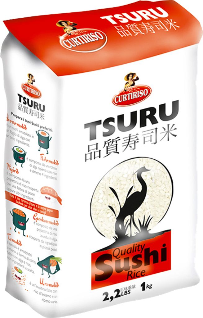 Tsuru Sushi-Reis 1 kg - Curtiriso Produktbild 
