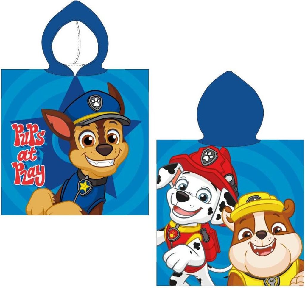 Bata de baño Paw Patrol para niños, fabricada con Imagen del producto 