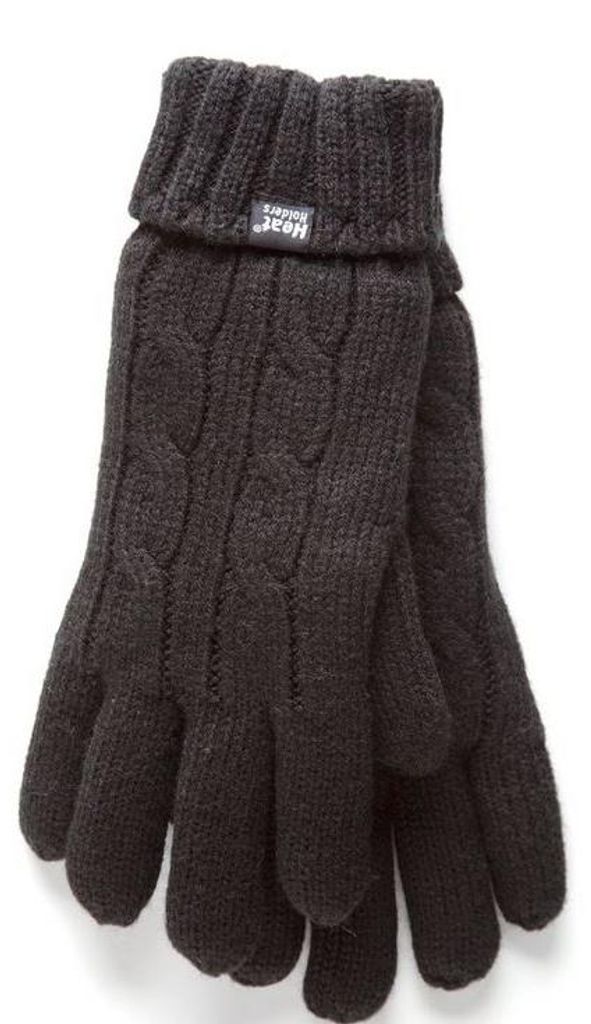 Guantes HeatHolders para mujer, talla M/L, color gris Imagen del producto 