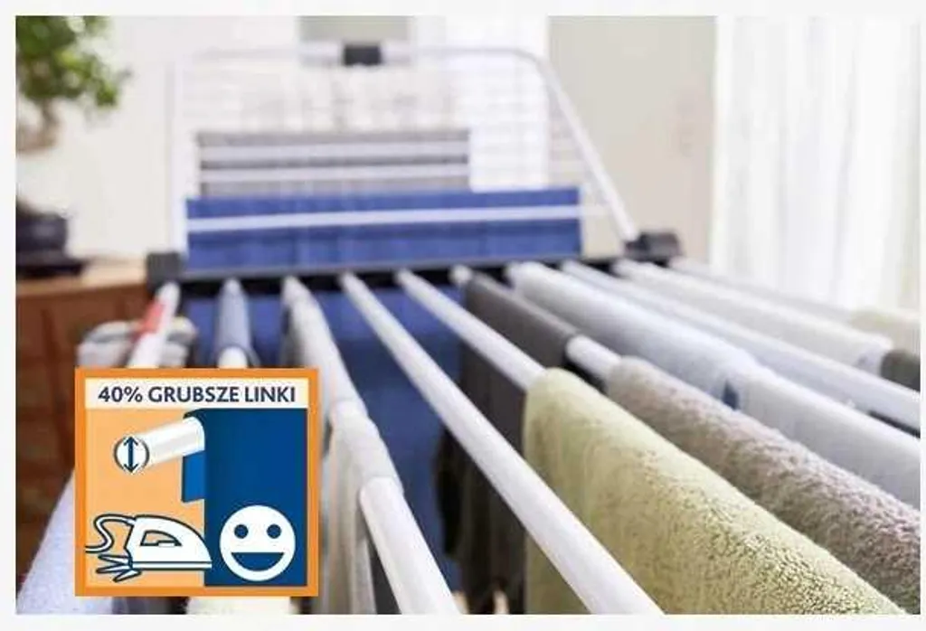 Vileda Infinity Flex Étendoir à Linge Extensible Grande Capacité 30m - 12