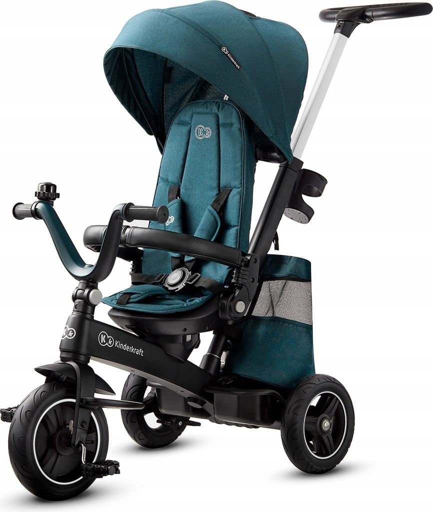 Tricicleta Kinderkraft Easytwist, Verde Notte Immagine del prodotto 
