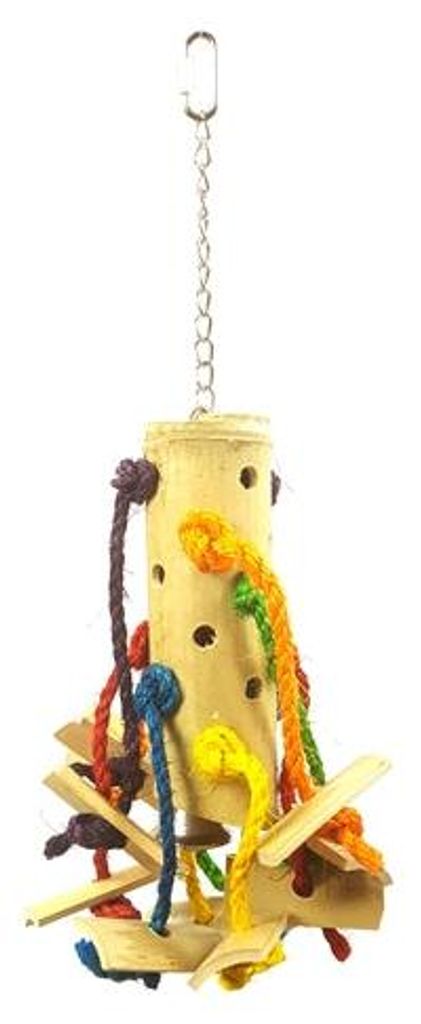 Happy Pet Vogelspeelgoed Puzzel Bamboe