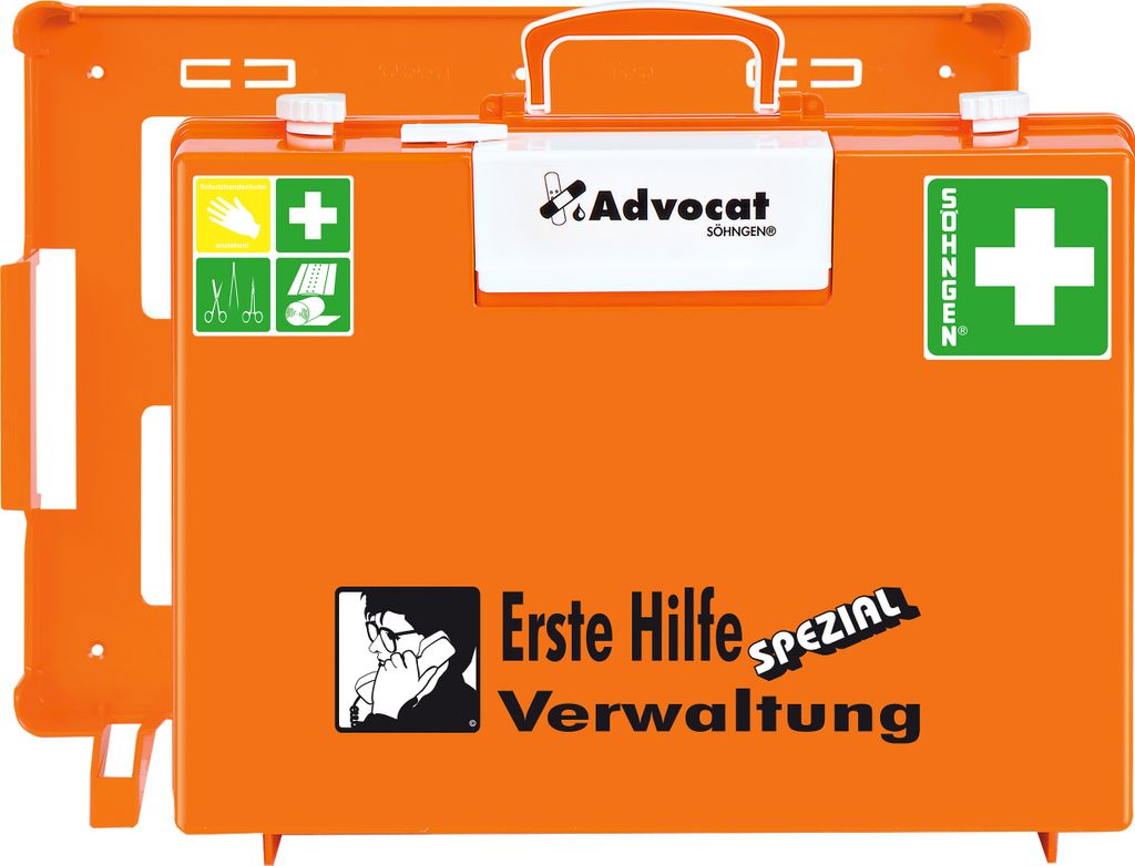 Söhngen Erste-Hilfe-Koffer "Advocat", Verwaltung (DIN 13157) mit Erweiterung