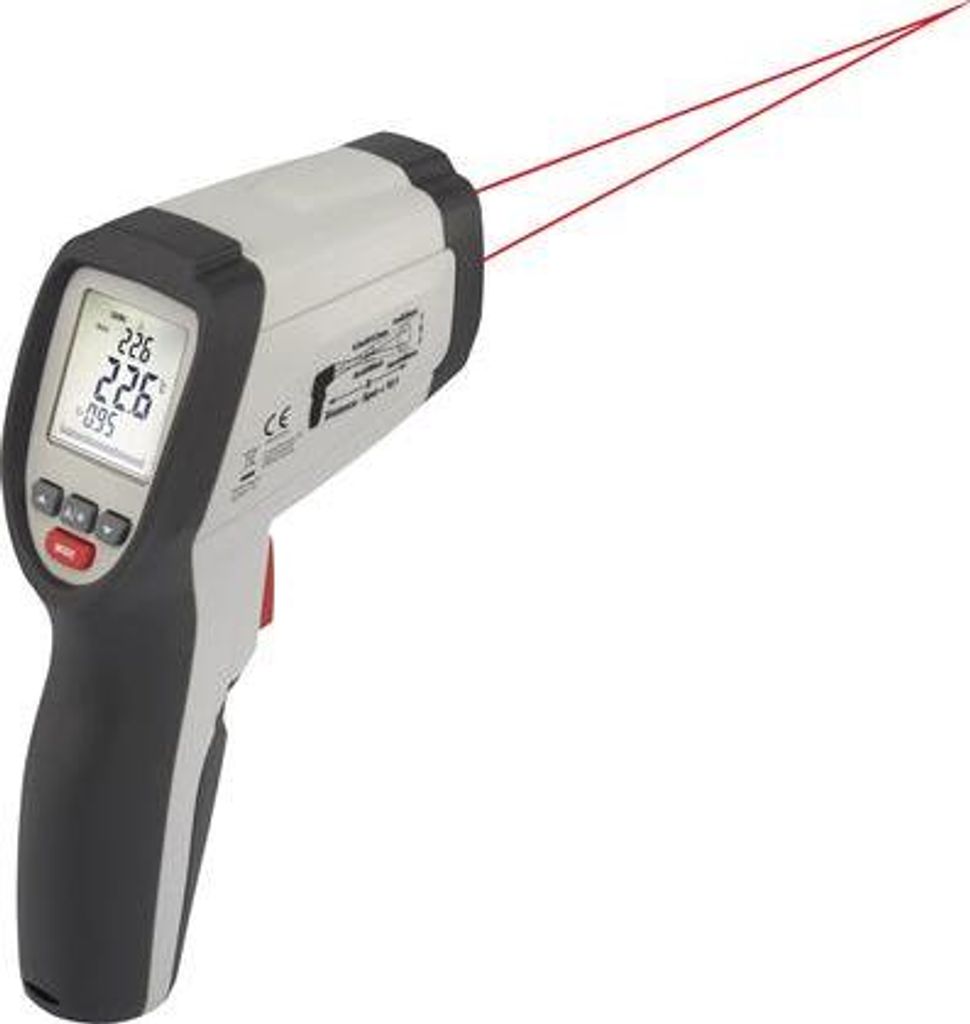VOLTCRAFT IR 650-16D Fernabtastthermometer Schwarz - Grau Zdjęcie produktu 