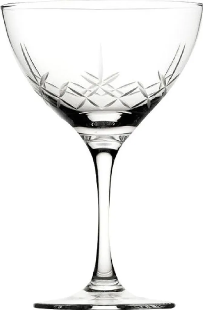 Utopia Raffles Vintage Martini 190ml - Set 6 Bicchieri Cristallo Retrò