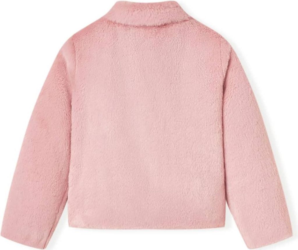 vidaXL Kindermantel Kunstpelz Rosa 116