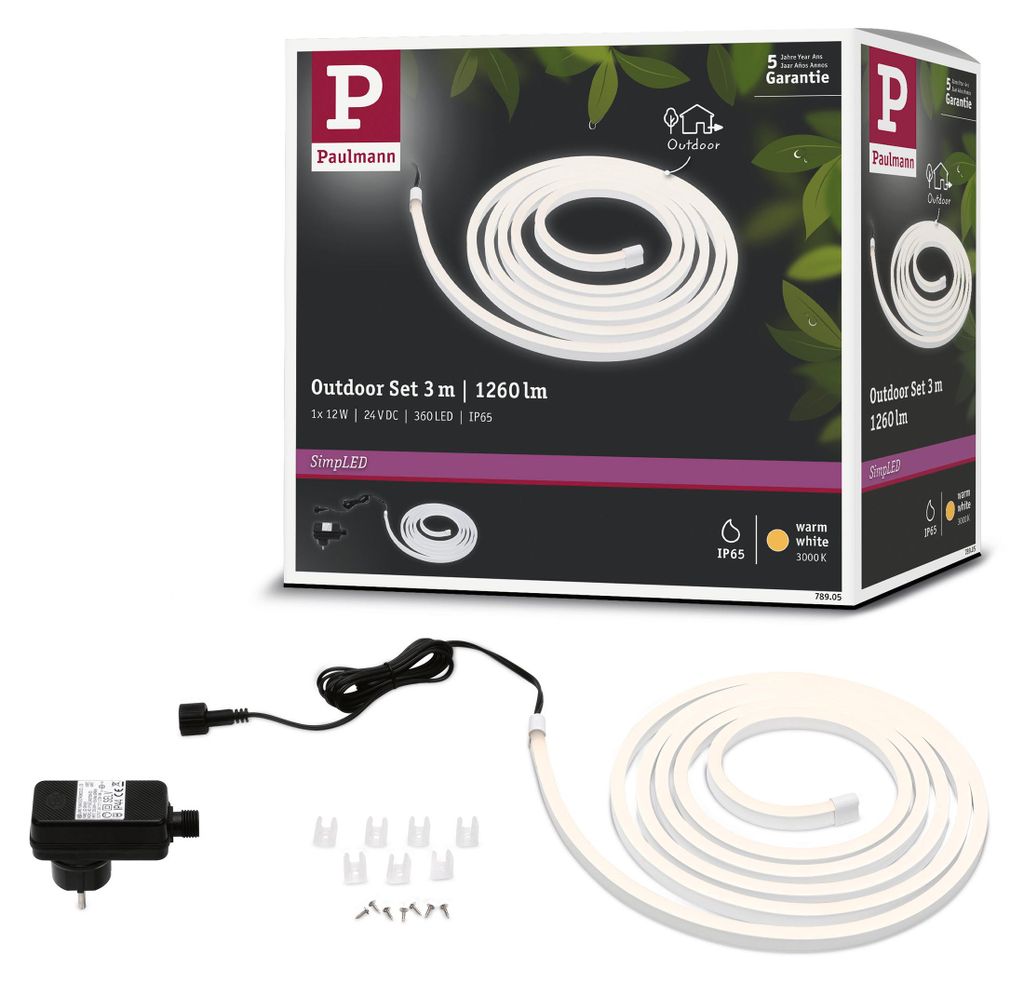 Paulmann SimpLED LED Strip Outdoor Komplettset Produktbild 