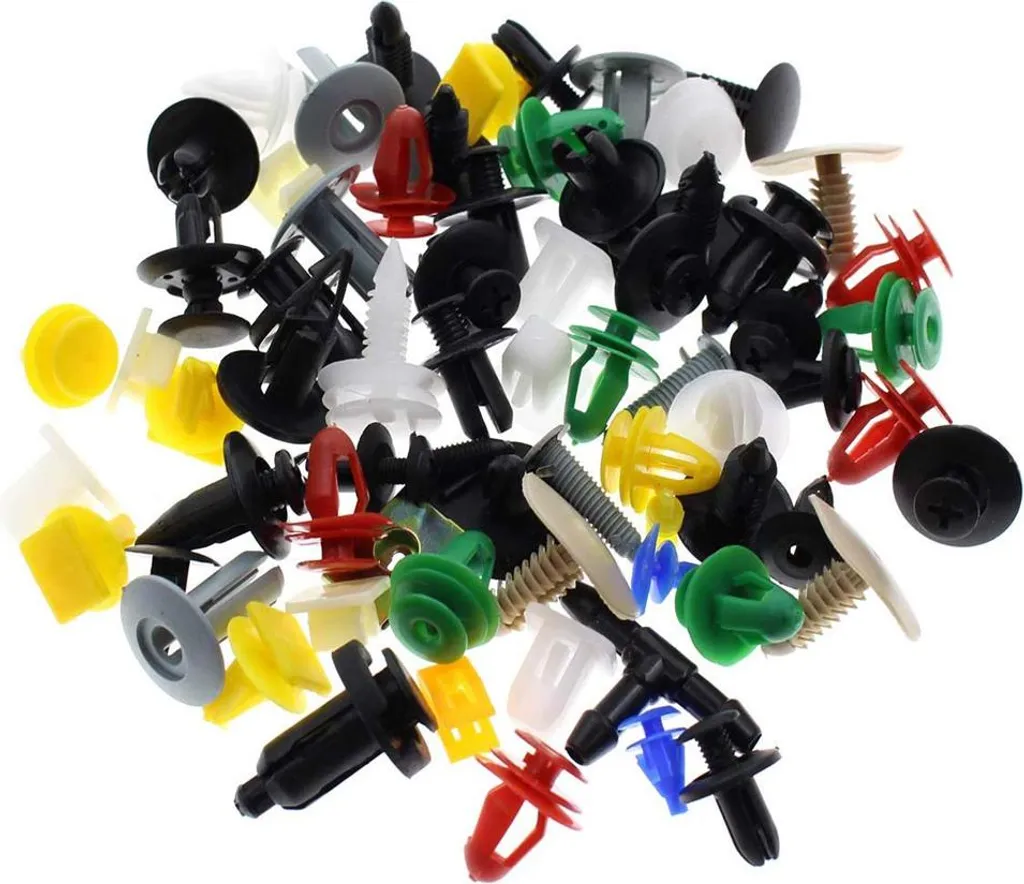 Set Rivetti Auto Universali Plastica: Fissaggi per Paraurti e Porte