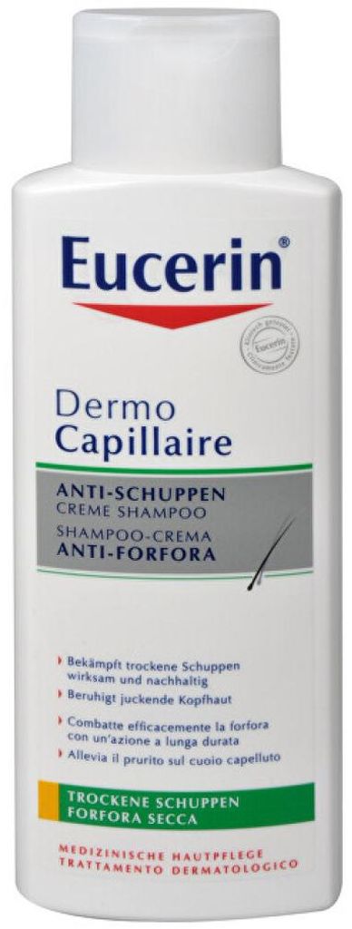 Eucerin Dermocapillaire Anti-Schuppen Creme Shamp. 250 ml Produktbild 