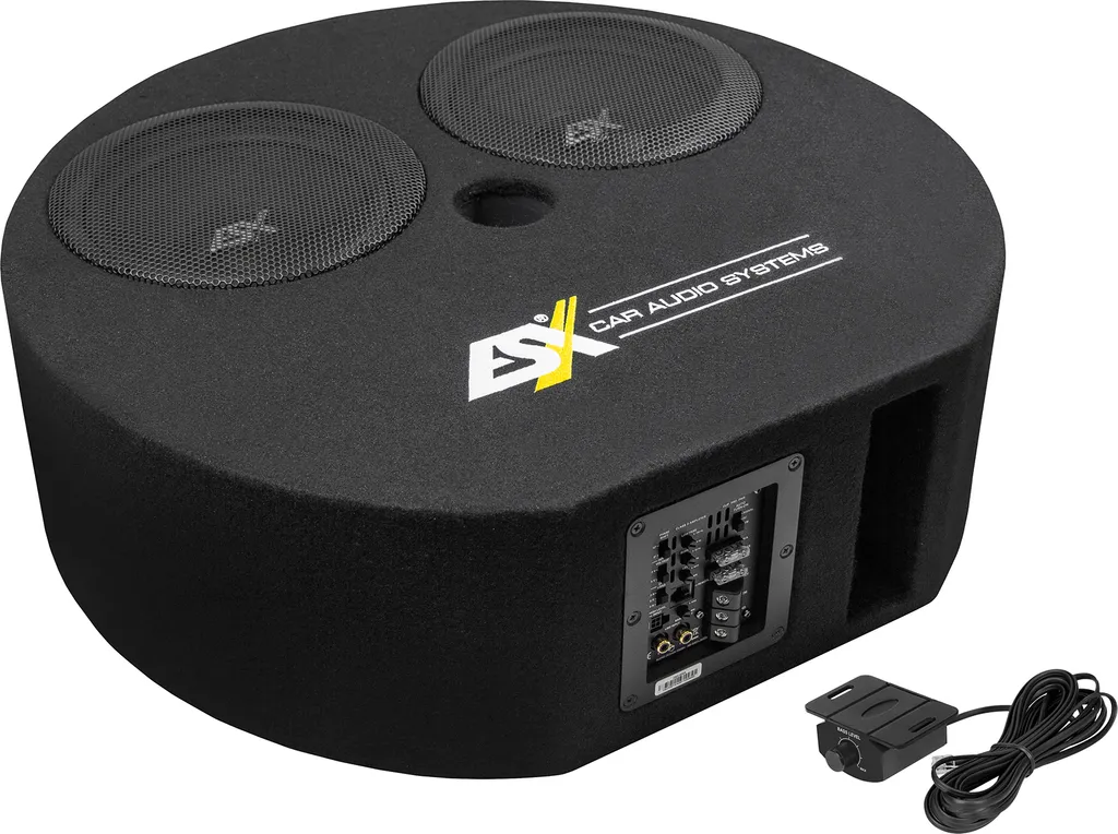 Subwoofer Auto Actif ESX DBX800A idéal pour des Basses Profondes