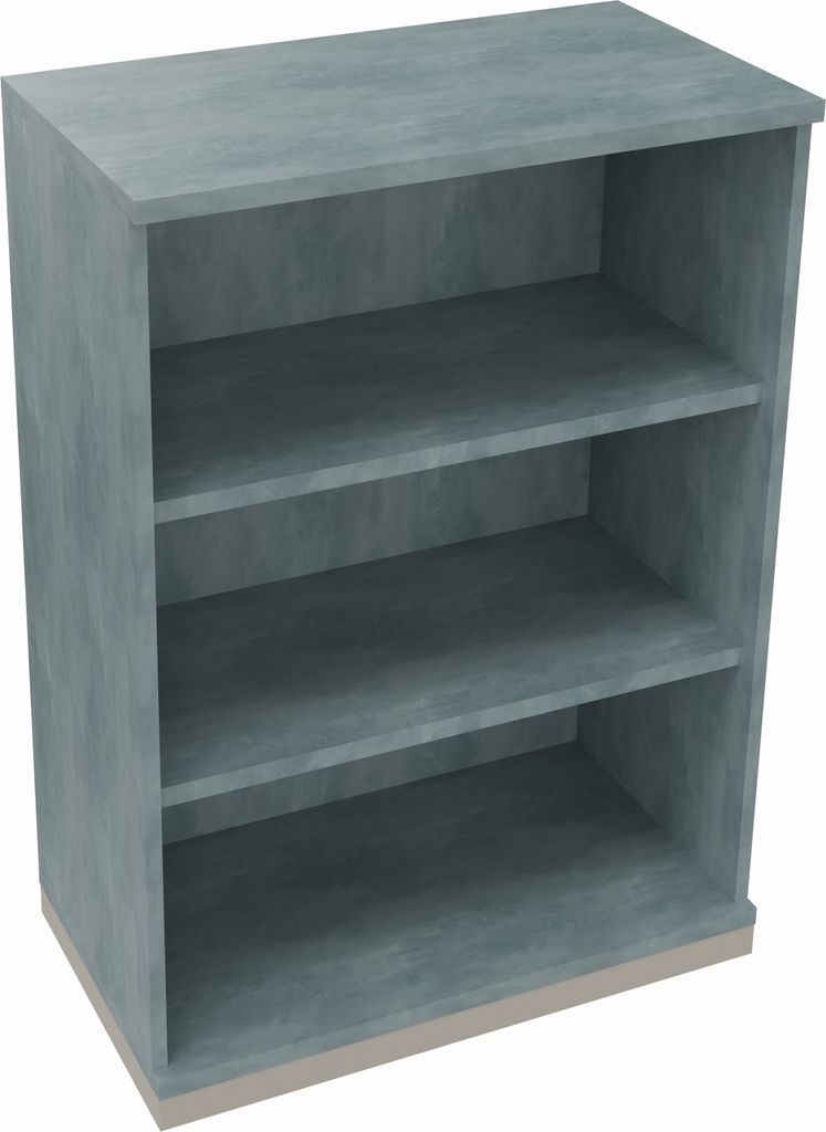 Regal 3OH B800xT442xH1133mm Silberaluminium/Beton