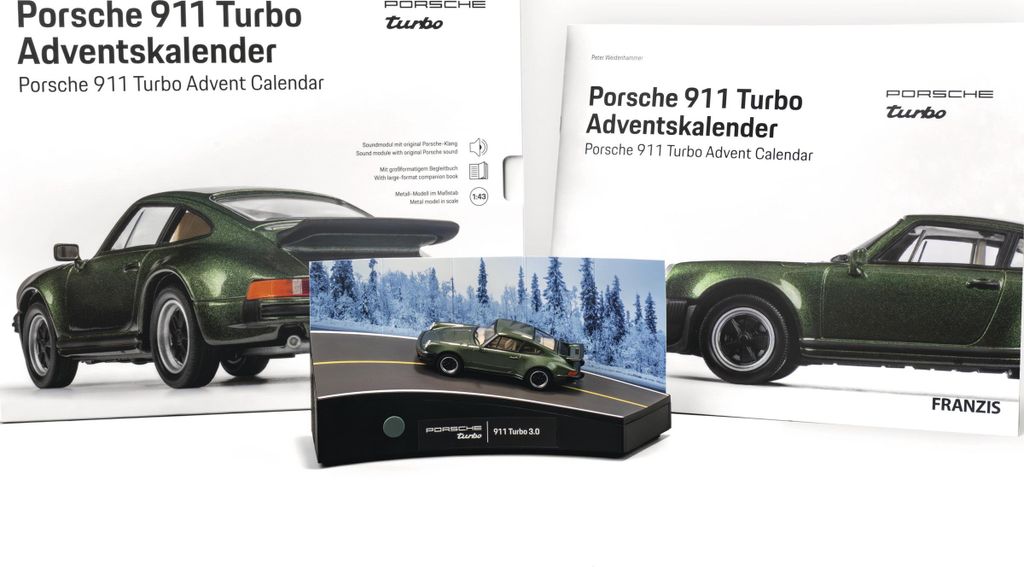 Adventskalender voor Kinderen 2026 Franzis Porsche 911 Productafbeelding 