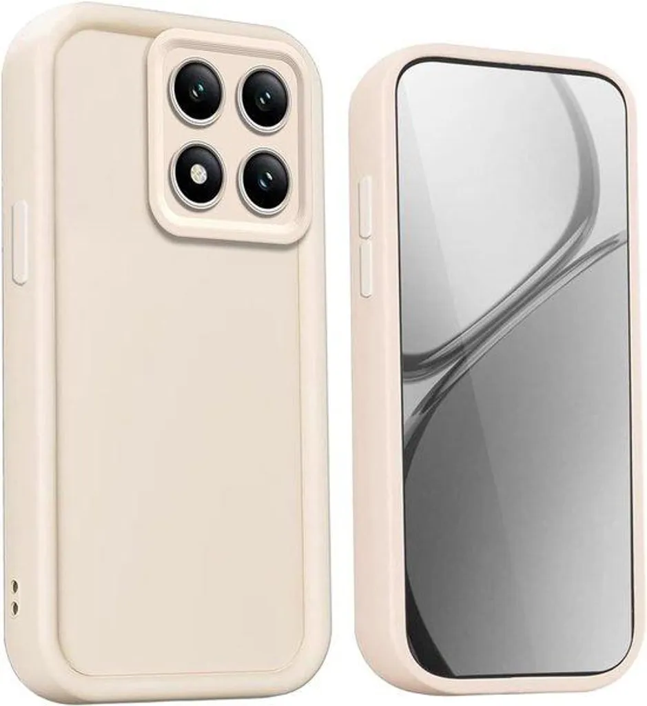 Coque silicone pour Xiaomi 14T Pro 5G - Protection Blanche Antichoc