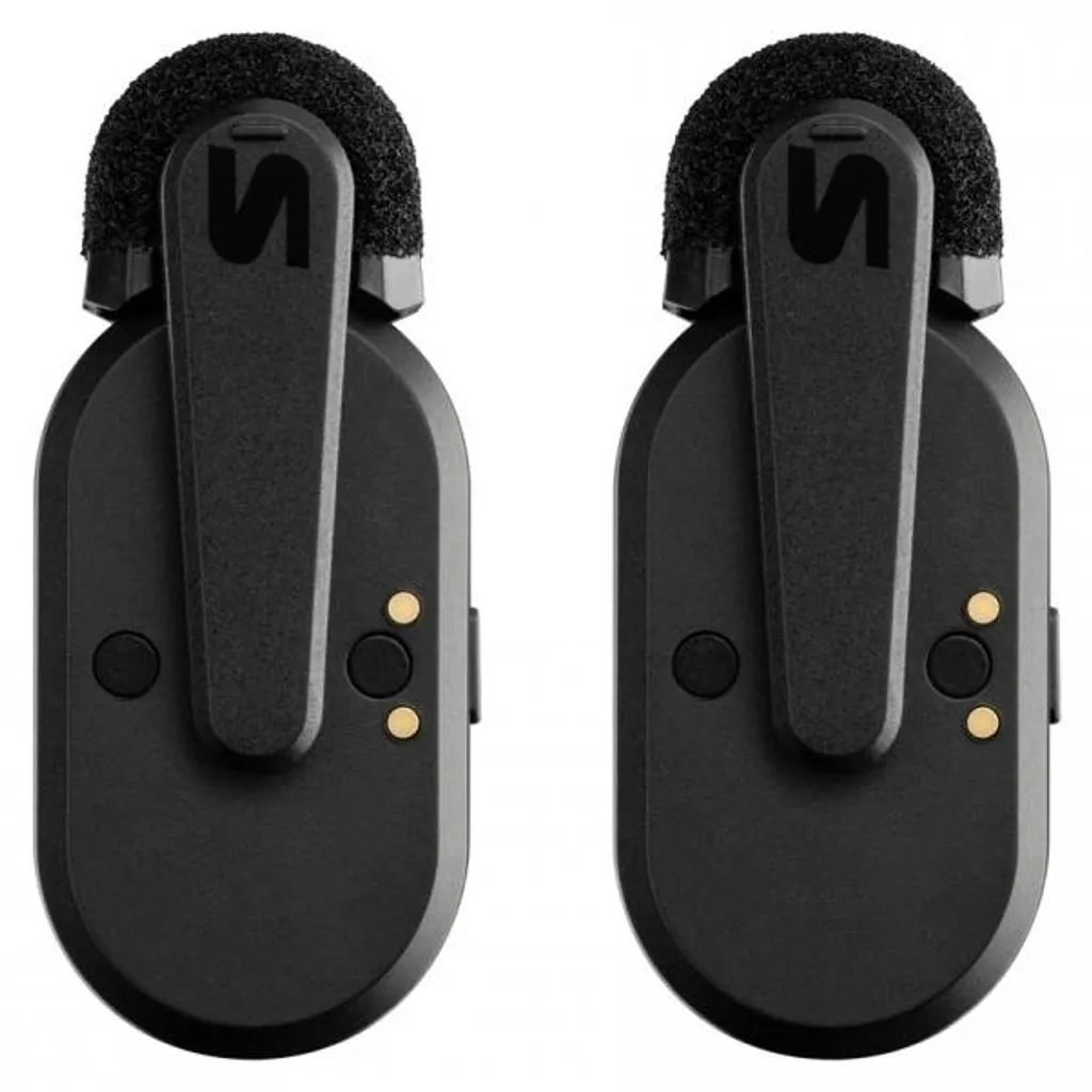 Pack de deux microphones noirs Shure MV-TWO-Z6 pour podcast et chant