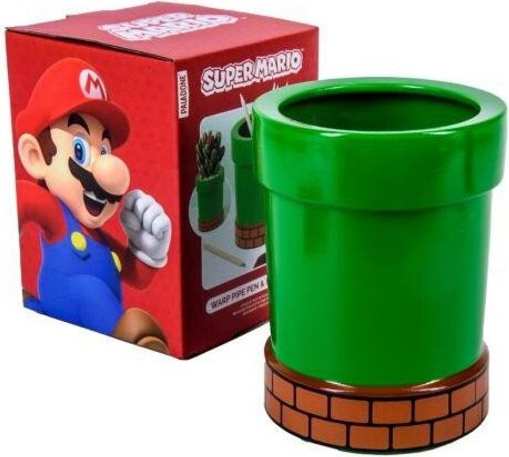 Super Mario Držiak na ceruzky - Pipe plant Obrázok produktu 