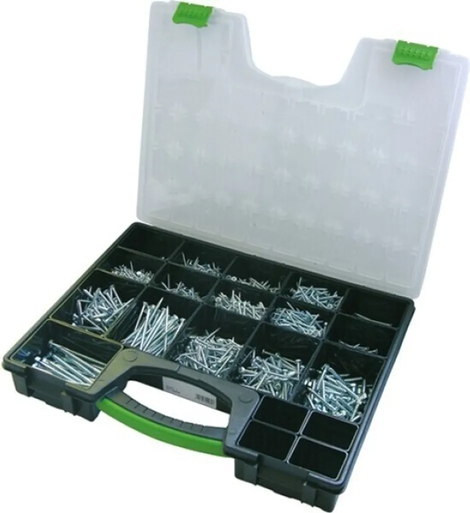 Assortimento Viti Haupa 792810: 1800 Pezzi e Bit-Box Professionale