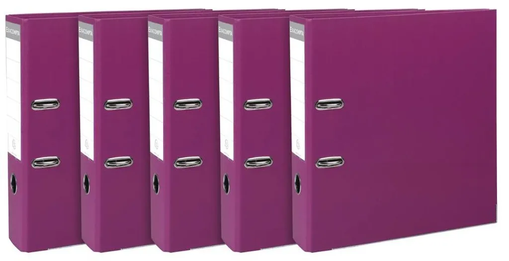 Classeur A4 Exacompta PP Premium Fuchsia - Dos Large 80mm Ultra Résistant