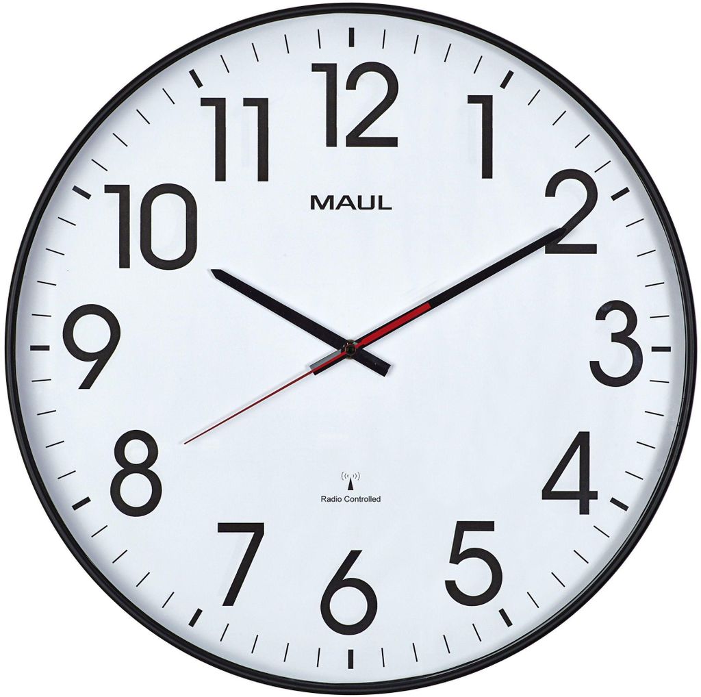 MAUL nástěnné hodiny MAULclimb Ø 47,7 x 5,4 cm rádiem Obrázek produktu 