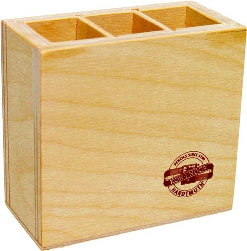 KOH Aufsteller Holz leer 3 Fächer