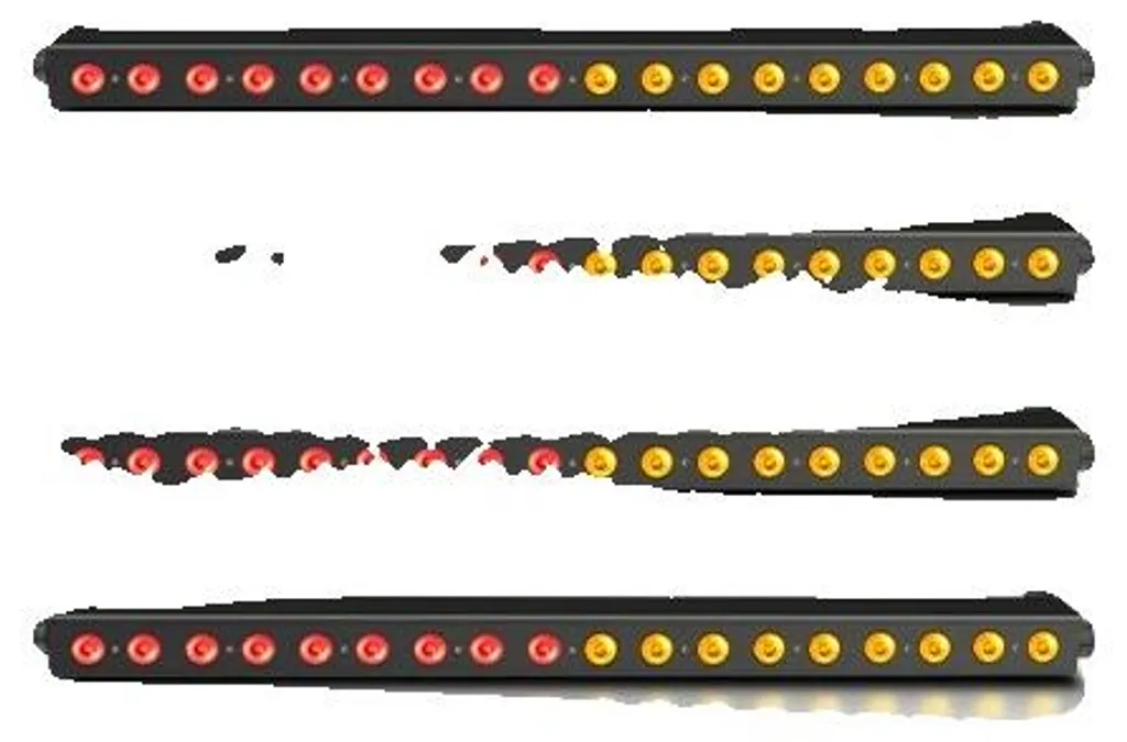 Lèche-mur LED DMX512 18x12W RGBWUV pour Éclairage de Salle et Gala