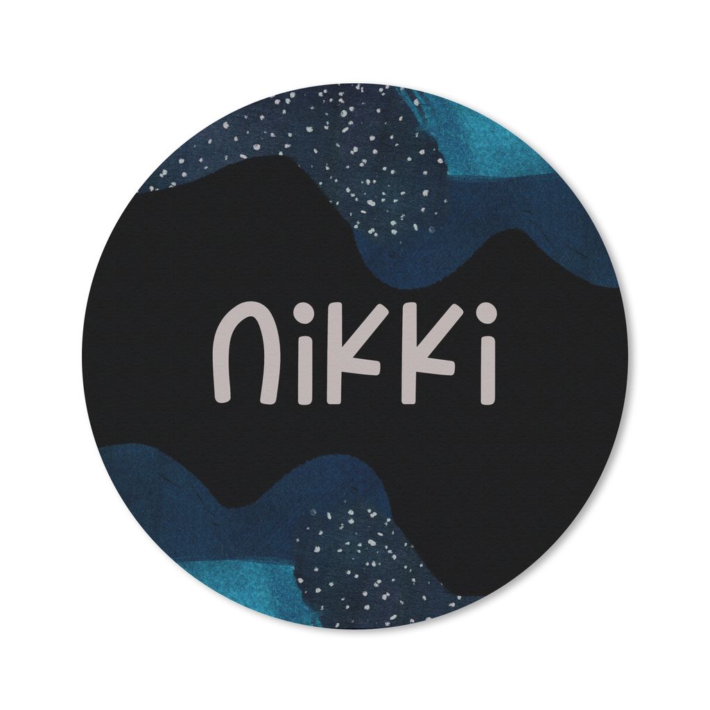 MuchoWow Mauspad Mousepad Nikki - Pastell - Mädchen 20x20 cm - Mousepads - Maus Mat - Pad - Mausunterlage - Schreibtischmatte
