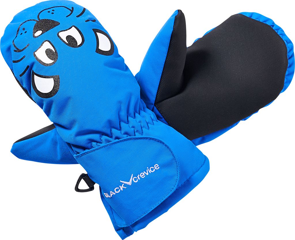 BLACK CREVICE - Kinder Handschuhe | Fäustlinge - 5000 mm Wassersäule | Farbe: Blau | Größe: S/1,5