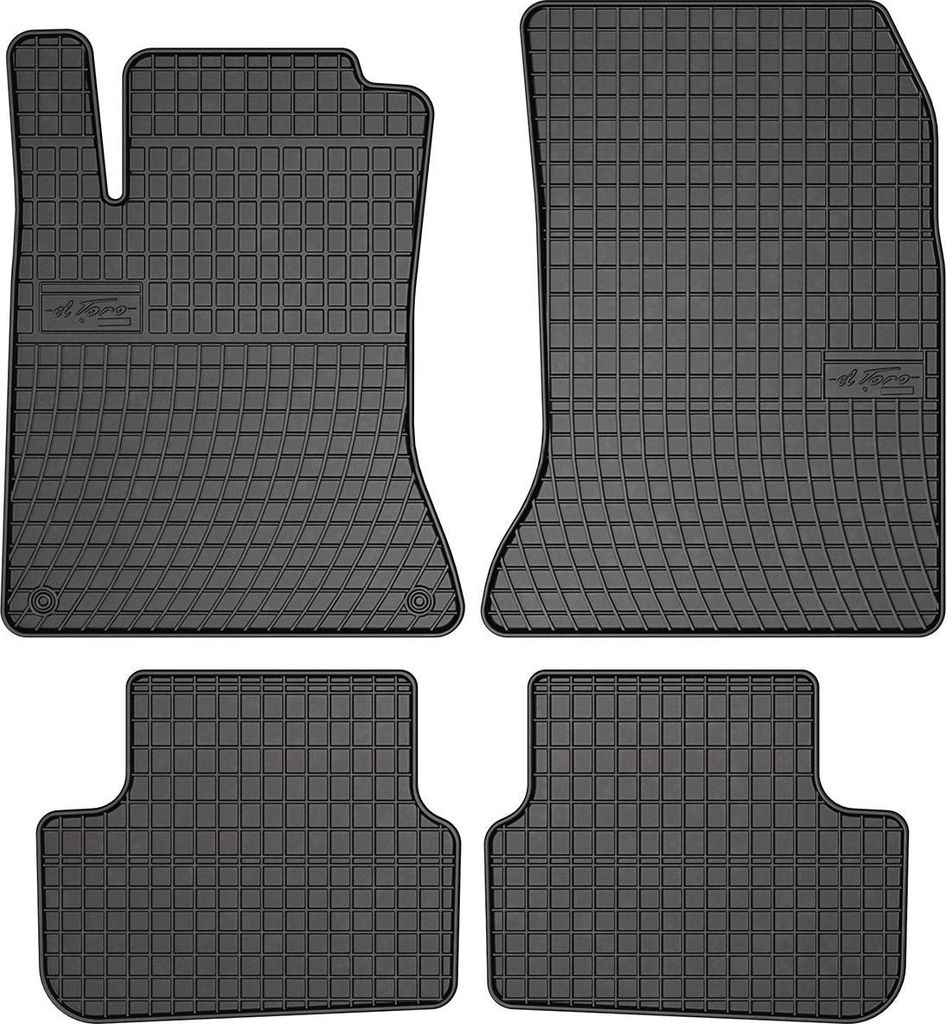 2012-2018 Mercedes Classe A W176 Tappetini in gomma nera 4 Immagine del prodotto 