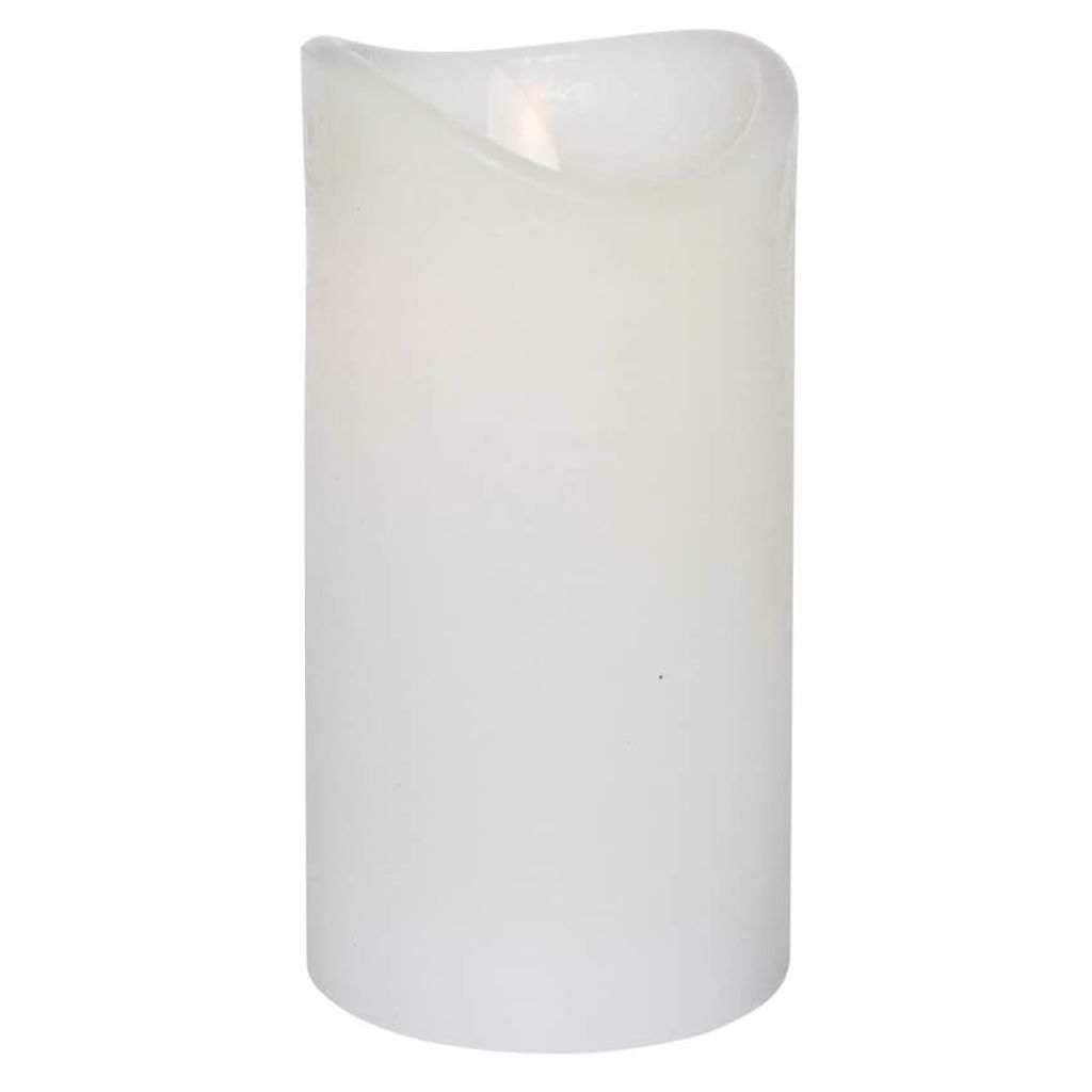 Best Season LED-Wachskerze "Glow Flame" Farbe: weiss flack. Produktbild 